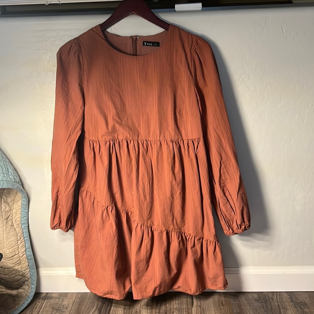 Buckle dress size S rustic orange.  Great with a Jean jacket and boots
